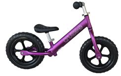 Rowerek biegowy Cruzee 12 fioletowy purple czarne koła
