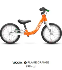 Woom 1 rower biegowy 12 cali flame orange